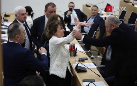 Βουλευτής στη Γεωργία χτύπησε στο κεφάλι συνάδελφό της με ένα μπουκάλι νερό