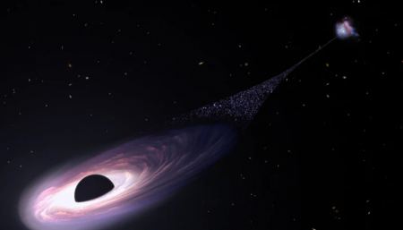 Άφωνοι οι επιστήμονες με μαύρη τρύπα: O «δραπέτης» που θα μπορούσε να πάει από τη Γη στη Σελήνη σε μόλις 14 λεπτά