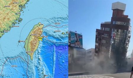 Ο μεγάλος σεισμός της Ταιβάν καταγράφηκε στον σεισμογράφο της Υπάτης