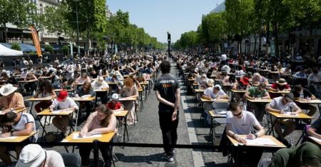 Στους δρόμους οι Γάλλοι για τον μαζικότερο διαγωνισμό ορθογραφίας στην ιστορία - Έσπασαν ρεκόρ