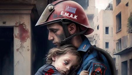 Η συγκλονιστική digital art εικόνα για το έργο της ΕΜΑΚ στην Τουρκία που έχει γίνει viral