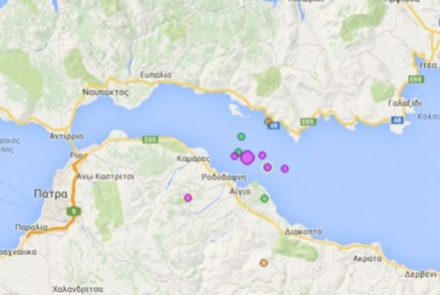 Σεισμός κοντά στα 5 Ρίχτερ στο Αίγιο - Έγινε αισθητός στη Φθιώτιδα και άλλες περιοχές της Στερεάς