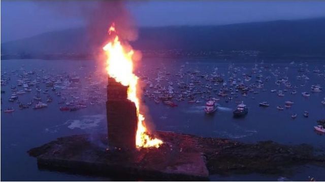 Οι Νορβηγοί έφτιαξαν ουρανοξύστη και τον πυρπόλησαν video