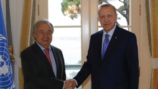 ΟΗΕ: Δεν συζητήθηκε το Κυπριακό στη συνάντηση Γκουτέρες - Ερντογάν