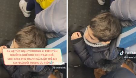 Οι επιβάτες στο τρένο δεν σηκώθηκαν για να καθίσει ο μικρός γιος της και εξαγριώθηκε - Η ιστορία της δίχασε