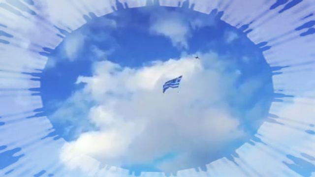 Φθιώτιδα: Η ελληνική σημαία στον ουρανό με drone – ΒΙΝΤΕΟ