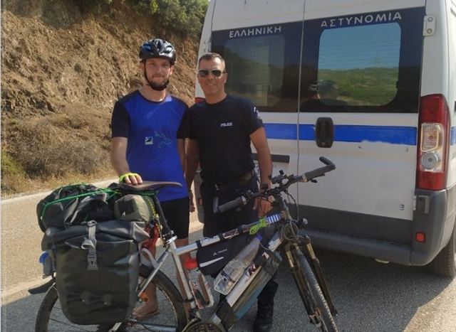 Φθιώτιδα: Ξέκινησε από Αθήνα για Κροατία με το ποδήλατο