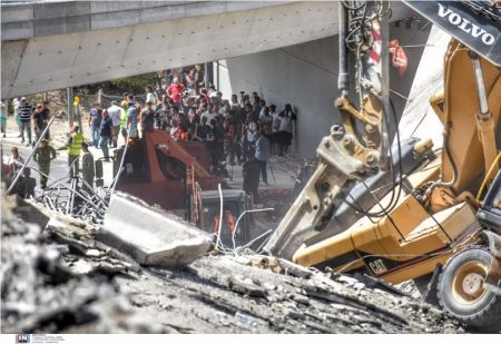 Συγκλονιστικές μαρτυρίες διασωστών για την κατάρρευση γέφυρας στην Πάτρα - 450 τόνοι οι πλάκες που έπεσαν! Νέο βίντεο ντοκουμέντο