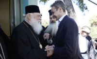 Ιερώνυμος: Δεν κάνουμε ό,τι μας πει ο Βελόπουλος ή άλλος πολιτικός -Μητσοτάκης: Στενή η συνεργασία μας με την Εκκλησία