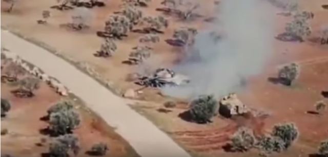 Απίστευτο βίντεο από τη Συρία: Τουρκικό τανκ κυνηγά άρμα του Άσαντ