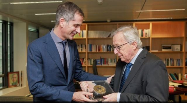 Το Βραβείο Δημοκρατίας της Αθήνας απονεμήθηκε στον Ζαν Κλοντ Γιούνκερ