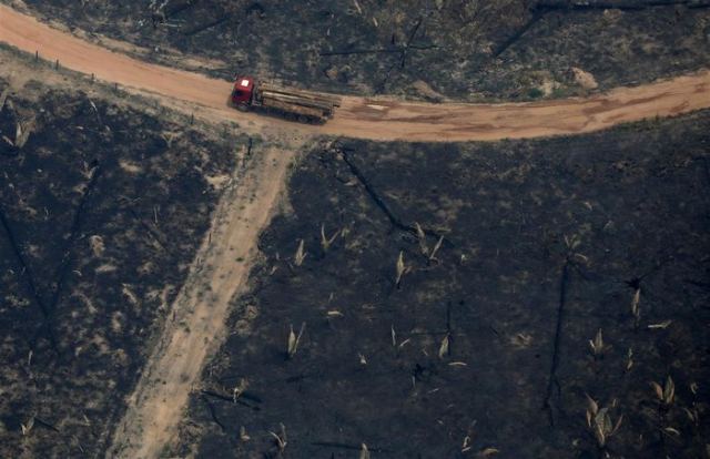 BBC: Το μέγεθος της καταστροφής του Αμαζονίου από ψηλά