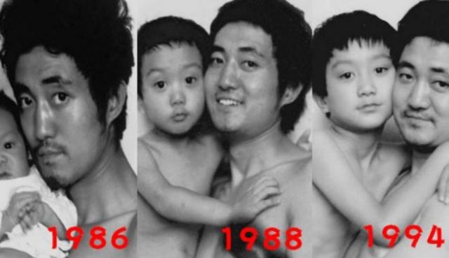 Πατέρας και γιος έβγαζαν επί 26 χρόνια την ίδια φωτογραφία - Η τελευταία θα σας συγκινήσει