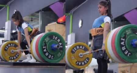 9χρονη «βάζει κάτω» τους γυμναστηριακούς: Κάνει deadlift με 75 κιλά! (ΒΙΝΤΕΟ)