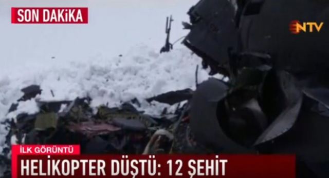 Συγκλονιστικές οι εικόνες από το ελικόπτερο που συνετρίβη στην Τουρκία – Νεκροί και οι 12 επιβαίνοντες