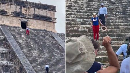 Μεξικό: Τουρίστρια σκαρφάλωσε σε πυραμίδα των Μάγια και παραλίγο... να τη λιντσάρουν - Δείτε βίντεο