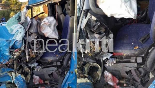 Σκληρές εικόνες σε τροχαίο με νεκρό οδηγό – Υπάλληλος του ΟΤΕ ξεψύχησε εγκλωβισμένος [pics]