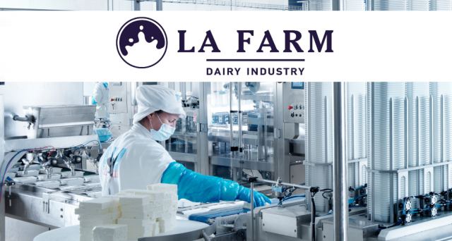 Σύγχρονες παραγωγικές εγκαταστάσεις Ευρωπαϊκών προδιαγραφών από την ελληνική γαλακτοβιομηχανία La Farm Α.Ε.