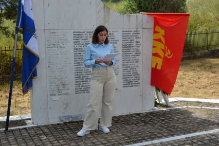 Τίμησαν τους νεκρούς σε Κούρνοβο, Σάββα Μαγούλα, Αμπέλια Ομβριακής