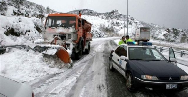Σε επιχειρησιακή ετοιμότητα η &quot;Αυτοκινητόδρομος Αιγαίου&quot; εν όψει του επερχόμενου χιονιά