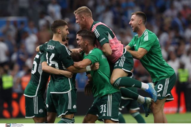 Μαρσέιγ - Παναθηναϊκός 2-1 (3-5 στα πέναλτι): Απίθανη πρόκριση για τους «πράσινους» στο Champions League
