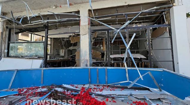 «Κρανίου τόπος» η καφετέρια στο Νέο Ηράκλειο μετά την ισχυρή έκρηξη - Τι ερευνούν οι Αρχές