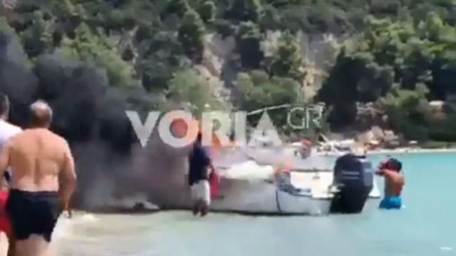 Χαλκιδική: Έκρηξη σε σκάφος, τραυματίστηκε μητέρα και 2 παιδιά - Video