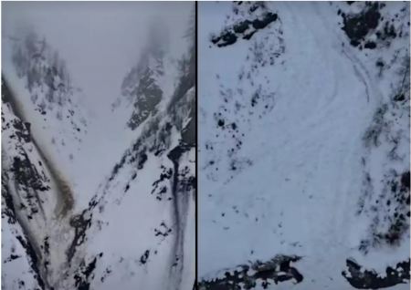 Χιονοστιβάδα στην Κοιλάδα της Αόστα στην Ιταλία - Δύο σκιέρ αγνοούνται