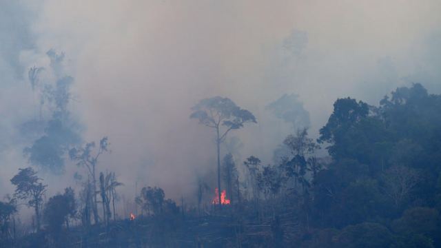 Βραζιλία: Αναπνευστικά προβλήματα σε παιδιά λόγω φωτιάς στον Αμαζόνιο