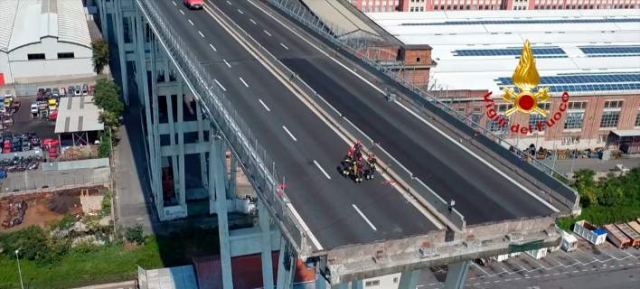 Ιταλία: Ερευνα σε βάρος 20 προσώπων για την κατάρρευση της γέφυρας Μοράντι της Γένοβας
