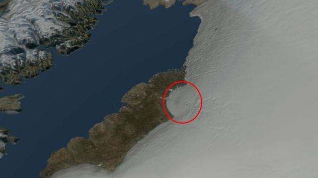 Γροιλανδία: Ανακαλύφθηκε τεράστιος κρατήρας διαμέτρου 31 χιλιομέτρων