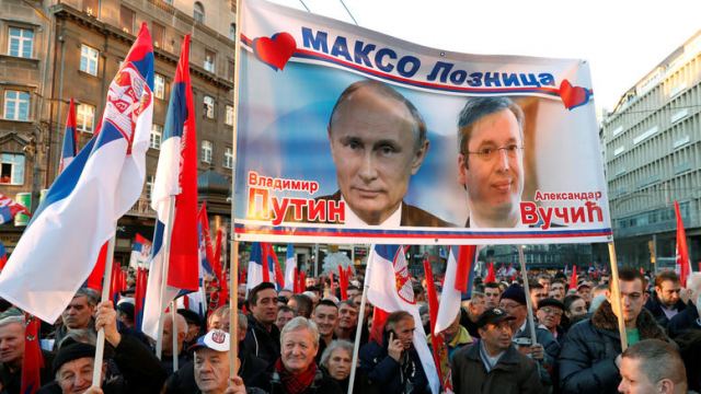 Σερβία: Παλλαϊκή υποδοχή Πούτιν στο Βελιγράδι