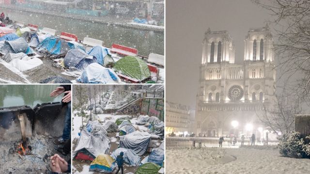 Χάος στο Παρίσι από την κακοκαιρία