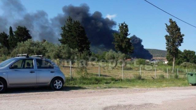 ΤΩΡΑ: Μεγάλη πυρκαγιά στην Agroinvest