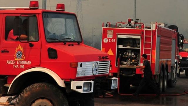 Υπό πλήρη έλεγχο πυρκαγιά σε χορτολιβαδική έκταση στην Τύλισο της Κρήτης