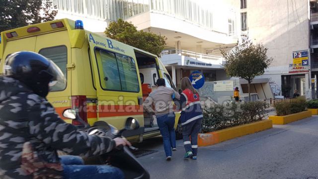 Λαμία: Τραυματισμός με μηχανή στο κέντρο της πόλης