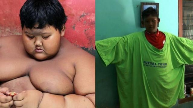 O υπέρβαρος 12χρονος από την Ινδονησία έχασε 95 κιλά σε ένα χρόνο και θέλει να γίνει ποδοσφαιριστής