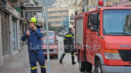 Αναστάτωση στο κέντρο της Λαμίας από καπνό (ΒΙΝΤΕΟ-ΦΩΤΟ)