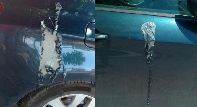 Λαμία: Έριξαν διαβρωτικό υγρό σε αυτοκίνητο