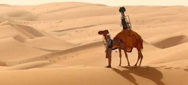 Η Google χαρτογράφησε και την έρημο με... καμήλες, αντί για αυτοκινητάκια - ΒΙΝΤΕΟ