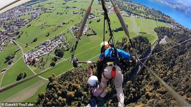 «Πτήση» τρόμου 134 δευτερολέπτων για τουρίστα στην Ελβετία: Ο δάσκαλος δεν τον έδεσε ποτέ στο αιωρόπτερο
