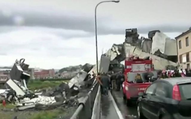 Από δέκα έως είκοσι οι αγνοούμενοι από την κατάρρευση της γέφυρας στη Γένοβα
