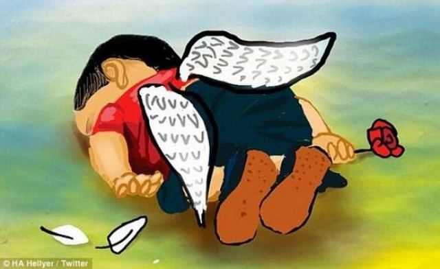 Παγκόσμιο σύμβολο της τραγωδίας στο Αιγαίο το 3χρονο αγγελούδι – ΦΩΤΟ