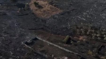 Εικόνες από drone του Guardian δείχνουν το μέγεθος της καταστροφής στον Κουβαρά (ΒΙΝΤΕΟ)