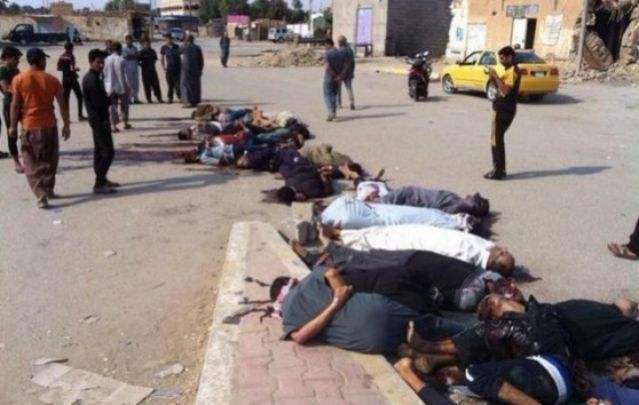 Τζιχαντιστές δολοφόνησαν 30 σουνίτες στη μέση του δρόμου! ΠΡΟΣΟΧΗ! Σκληρές εικόνες!