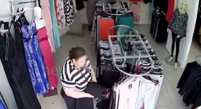 Αποκαλυπτικό βίντεο! «Μαδάνε» κατάστημα με ρούχα μπροστά στα μάτια του ιδιοκτήτη!