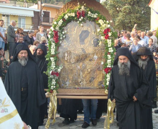 Στο Σοχό Θεσσαλονίκης η Θαυματουργή εικόνα της Παναγίας Γοργοϋπηκόου από την Ι.Μ. Δοχειαρίου Αγίου Όρους