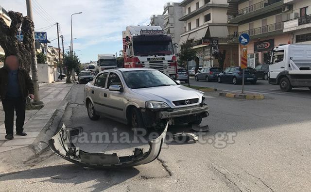 Λαμία: Τροχαίο στην οδό Κύπρου - ΦΩΤΟ