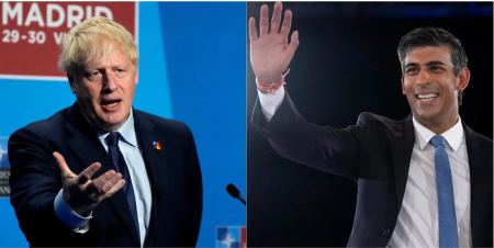 Εξελίξεις στη Βρετανία: Επισήμως υποψήφιος ο Ρίσι Σούνακ -«Κυνηγά» εκατό υπογραφές ο Μπόρις Τζόνσον
