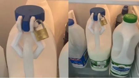 Υπάλληλος έβαλε λουκέτο στο γάλα που είχε αγοράσει για να μην το χρησιμοποιούν οι συνάδελφοι του